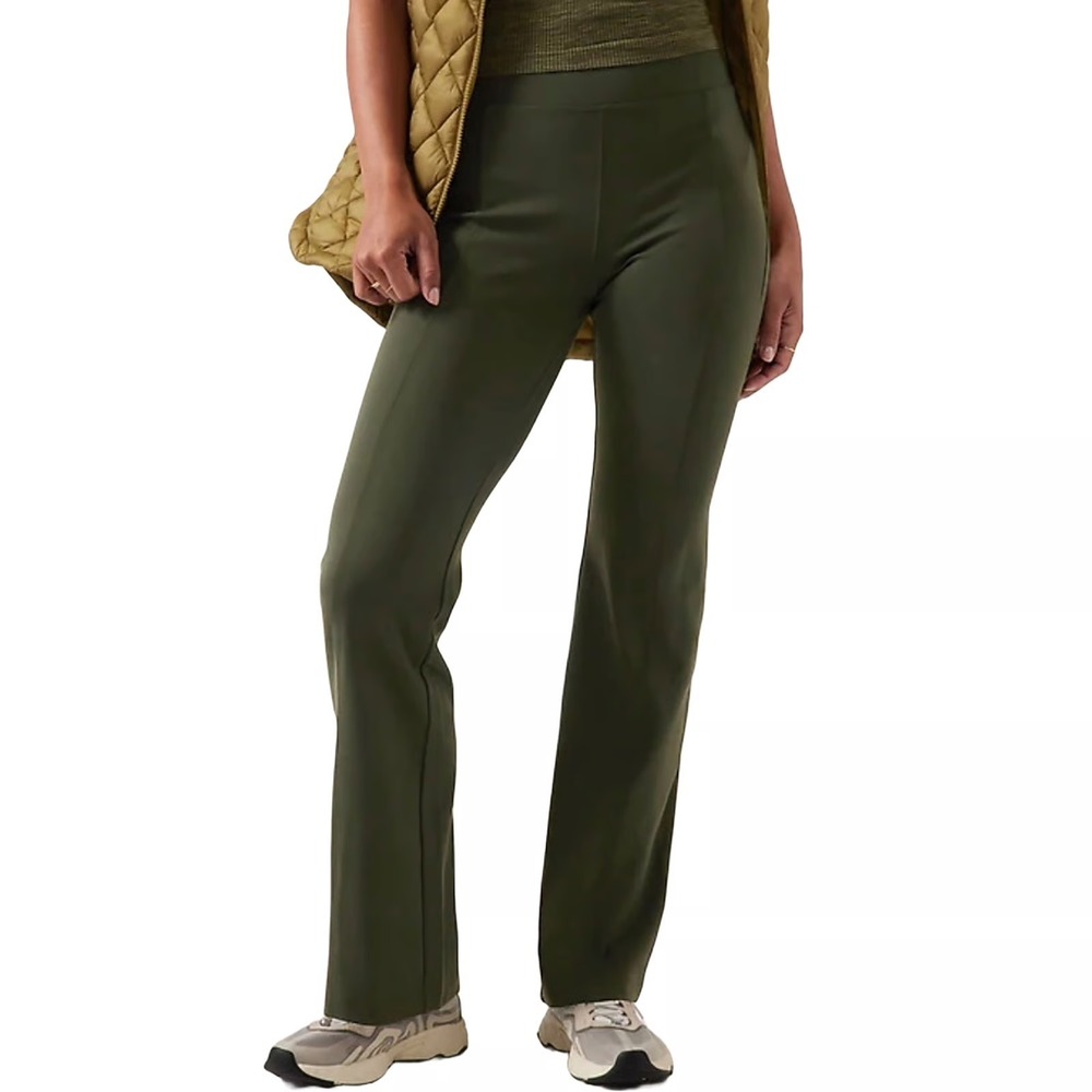 Athleta | Delancy Straight Leg Pant Dark Olive Size S
